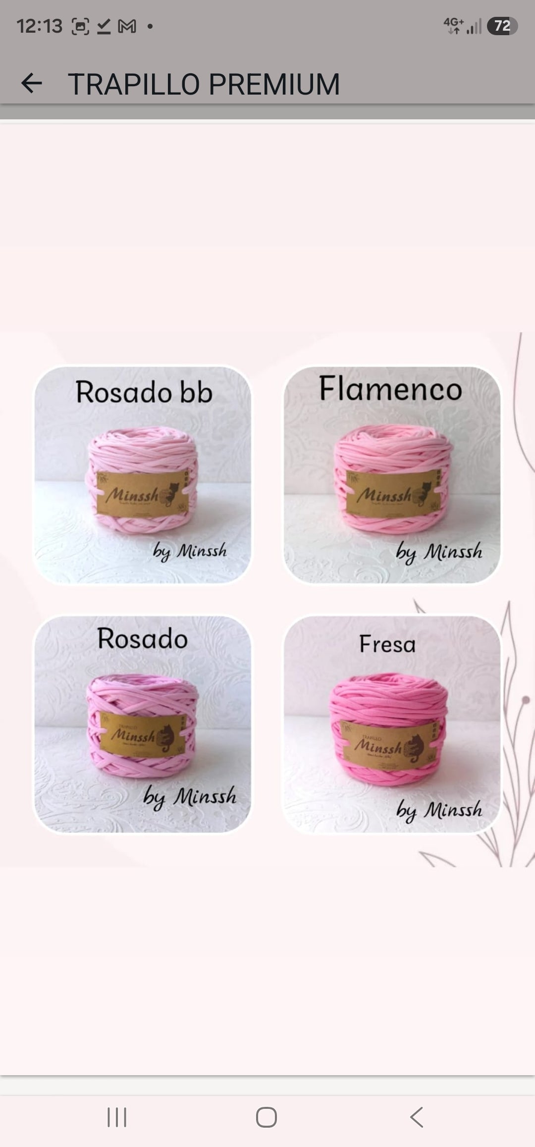 Colores Trapillo