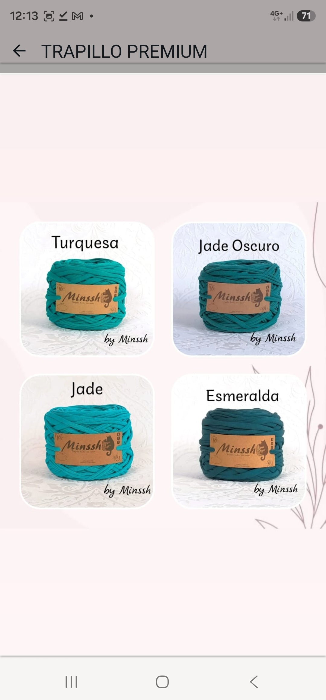 Colores Trapillo